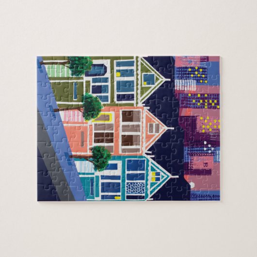 Puzzle peint de dames (Horizontal)