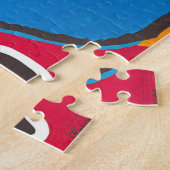 Puzzle peint de visage (Côté)