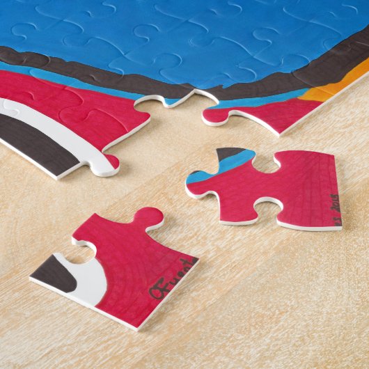 Puzzle peint de visage (Côté)