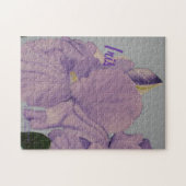 Puzzle Peint Purple Irises (Horizontal)