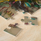 Puzzle Peintre dans la prairie (Côté)