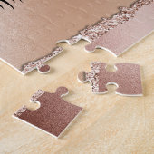 Puzzle peintre de maquillage de l'oeil rose couronne (Côté)