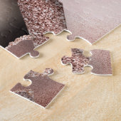 Puzzle peintre de maquillage de l'oeil rose couronne (Côté)