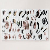 Puzzle Peintre de maquillage des yeux Lashes (Horizontal)