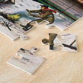 Puzzle Peintres en tableau en hiver par Stevan Dohanos (Côté)