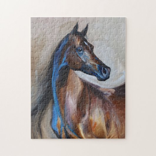 Puzzle Peinture à cheval arabe (Vertical)