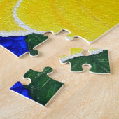 Puzzle Peinture à fleurs d'Hibiscus jaune (Côté)