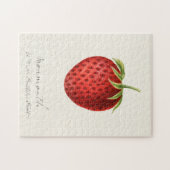 Puzzle Peinture à l'aquarelle de fraise (Fragaria) (Horizontal)