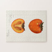 Puzzle Peinture à l'aquarelle de fruits Persimmons (Horizontal)