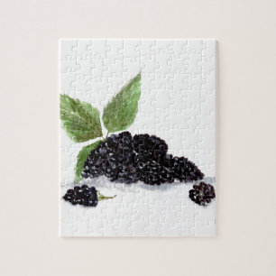 Puzzle Peinture à l'aquarelle des fruits de Blackberry