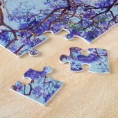 Puzzle Peinture à l'HUILE d'arbre de Jacaranda violet, (Côté)