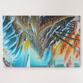 Puzzle Peinture à l'huile de la nature canadienne paysage (Horizontal)