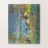 Puzzle Peinture à orage de printemps Aquarelle (Vertical)