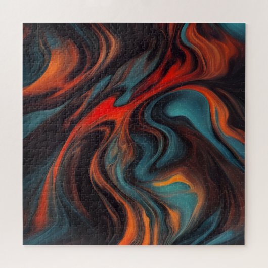 Puzzle peinture Abstraite (Horizontal)