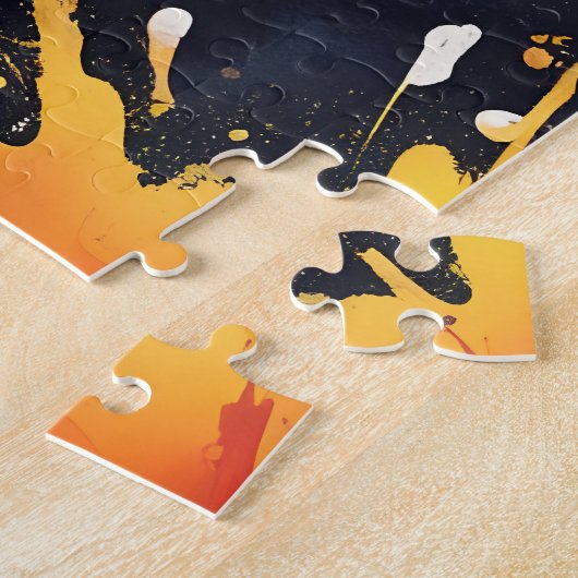 Puzzle peinture Abstraite (Côté)