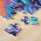 Puzzle Peinture Abstraite Colorée  (Côté)