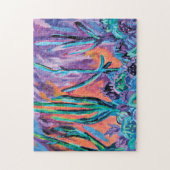 Puzzle Peinture Abstraite Colorée  (Vertical)