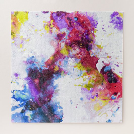 Puzzle Peinture Abstraite colorée (Horizontal)