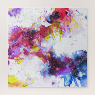 Puzzle Peinture Abstraite colorée