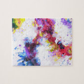 Puzzle Peinture Abstraite colorée (Horizontal)