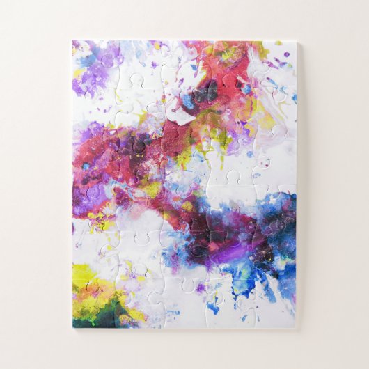Puzzle Peinture Abstraite colorée (Vertical)