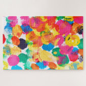Puzzle Peinture abstraite colorée mignonne (Horizontal)