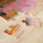 Puzzle Peinture Abstraite couleur énergétique (Côté)