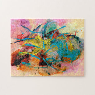 Puzzle Peinture Abstraite couleur énergétique
