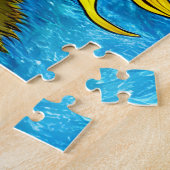Puzzle Peinture Abstraite de tournesol (Côté)