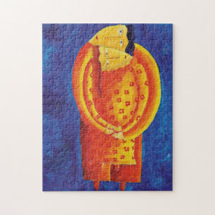 Puzzle Peinture acrylique d'art contemporain Ensemble