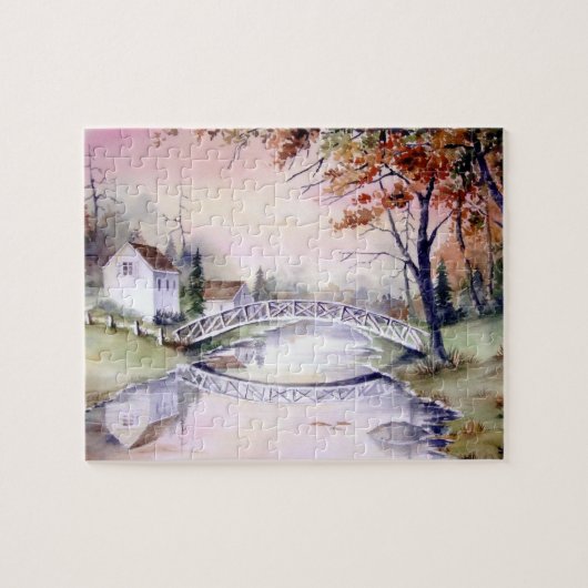 Puzzle Peinture aquarelle du Pont Arché (Horizontal)