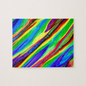 Puzzle Peinture arc-en-ciel Abstraite (Horizontal)