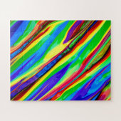 Puzzle Peinture arc-en-ciel Abstraite (Horizontal)