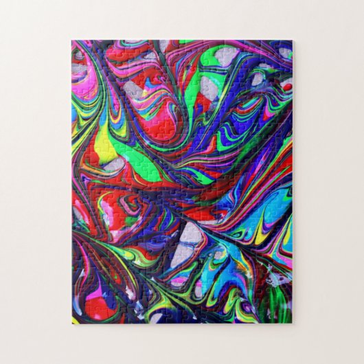 Puzzle Peinture arc-en-ciel Peinture Motif complexe (Vertical)