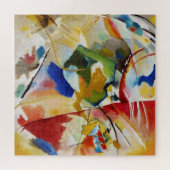 Puzzle Peinture avec Centre Vert par Wassily Kandinsky (Horizontal)