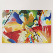 Puzzle Peinture avec Centre Vert par Wassily Kandinsky (Horizontal)