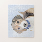 Puzzle Peinture Beagle - Art original du chien (Vertical)