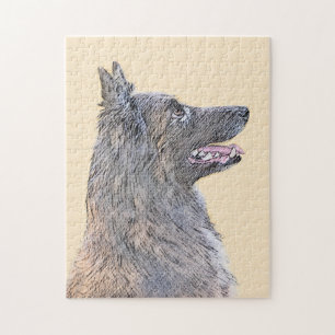 Puzzle Peinture belge Tervuren - Cute Original Chien Art