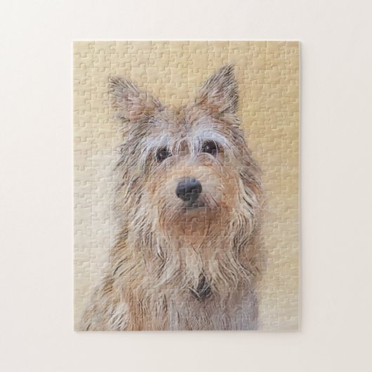Puzzle Peinture Berger Picard - Joli art original chien (Vertical)