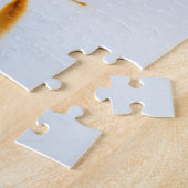Puzzle Peinture blanche fêlée, voiture rouillée. (Côté)