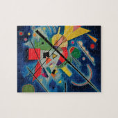 Puzzle Peinture bleue par Wassily Kandinsky (Horizontal)