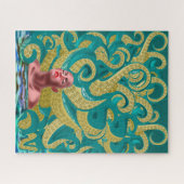 Puzzle Peinture cadeau de la femme Octopus Jigsaw (Horizontal)