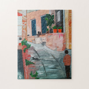 Puzzle Peinture Calle Del San Miguel par Alfred Fox