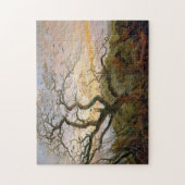 Puzzle Peinture célèbre de "arbre de corneille" de Caspar (Vertical)