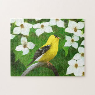 Puzzle Peinture Chardonneret - Drôle d'Art Original de Ch