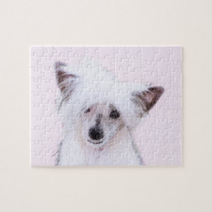 Puzzle Peinture chinoise en poudre - Art Chien