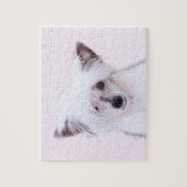 Puzzle Peinture chinoise en poudre - Art Chien (Vertical)