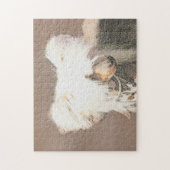 Puzzle Peinture Chinoise sans cheveux peint art original  (Vertical)