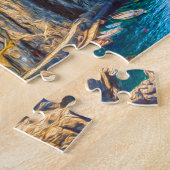 Puzzle Peinture Cinque Terre Ligurie Italie Cliff Mer (Côté)