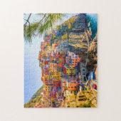 Puzzle Peinture Cinque Terre Ligurie Italie Cliff Mer (Vertical)